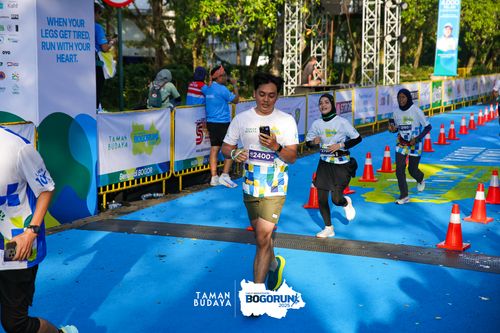 Race photo from Taman Budaya x BOGORUN 2025