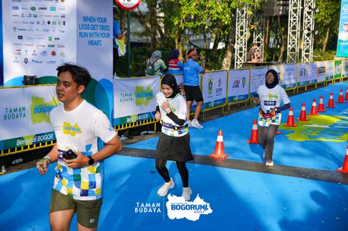 Race photo from Taman Budaya x BOGORUN 2025