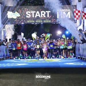 Race photo from BOGORUN 2026