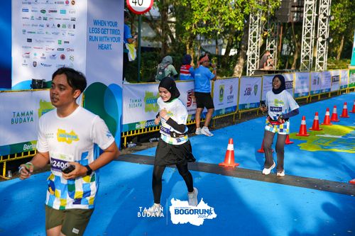 Race photo from Taman Budaya x BOGORUN 2025