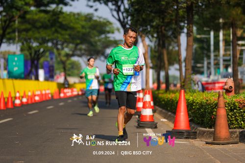 Race photo from BAF LIONS RUN 2024