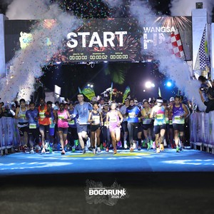Race photo from BOGORUN 2026