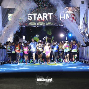 Race photo from BOGORUN 2026
