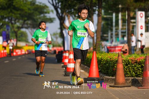 Race photo from BAF LIONS RUN 2024