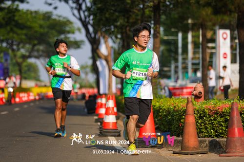 Race photo from BAF LIONS RUN 2024