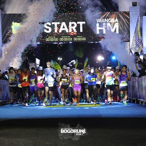 Race photo from BOGORUN 2026