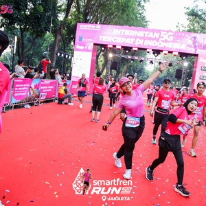 Race photo from SMARTFREN RUN 2026