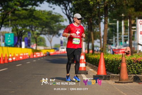 Race photo from BAF LIONS RUN 2024