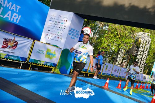 Race photo from Taman Budaya x BOGORUN 2025