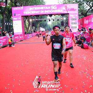 Race photo from SMARTFREN RUN 2026