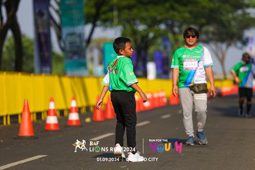 Race photo from BAF LIONS RUN 2024