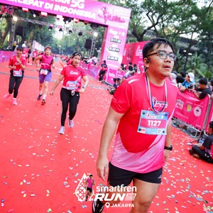 Race photo from SMARTFREN RUN 2026