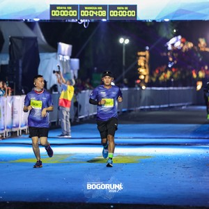 Race photo from BOGORUN 2026