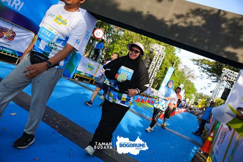 Race photo from Taman Budaya x BOGORUN 2025