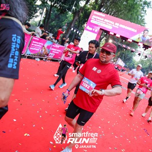 Race photo from SMARTFREN RUN 2026
