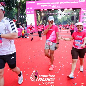 Race photo from SMARTFREN RUN 2026