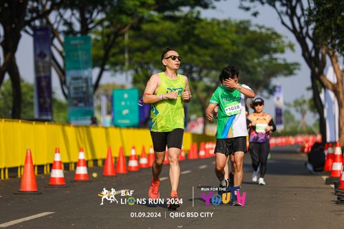 Race photo from BAF LIONS RUN 2024