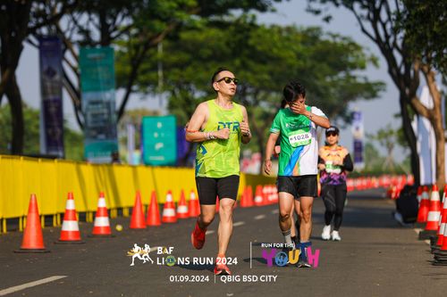 Race photo from BAF LIONS RUN 2024