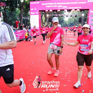Race photo from SMARTFREN RUN 2026