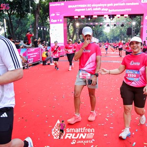 Race photo from SMARTFREN RUN 2026