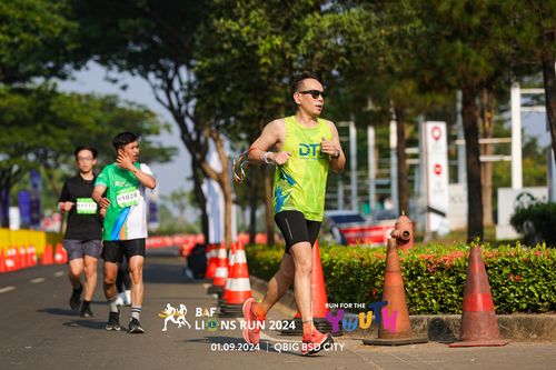 Race photo from BAF LIONS RUN 2024