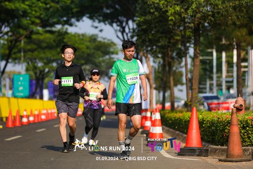 Race photo from BAF LIONS RUN 2024