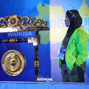Race photo from BOGORUN 2026