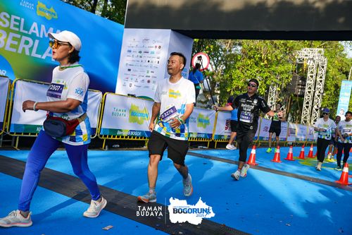 Race photo from Taman Budaya x BOGORUN 2025