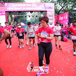Race photo from SMARTFREN RUN 2026