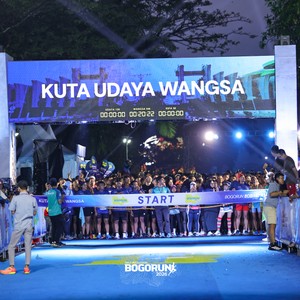 Race photo from BOGORUN 2026