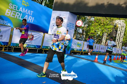 Race photo from Taman Budaya x BOGORUN 2025