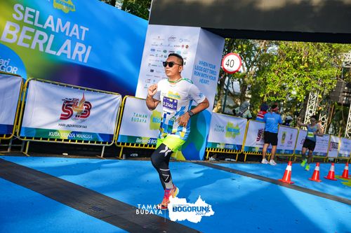 Race photo from Taman Budaya x BOGORUN 2025