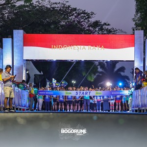 Race photo from BOGORUN 2026