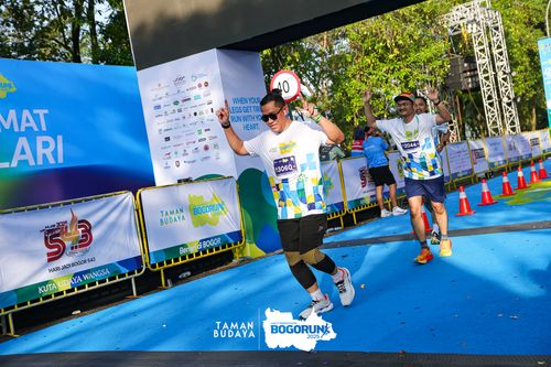Race photo from Taman Budaya x BOGORUN 2025