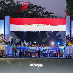 Race photo from BOGORUN 2026