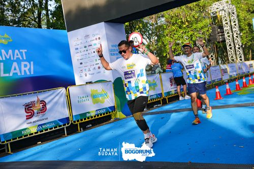Race photo from Taman Budaya x BOGORUN 2025