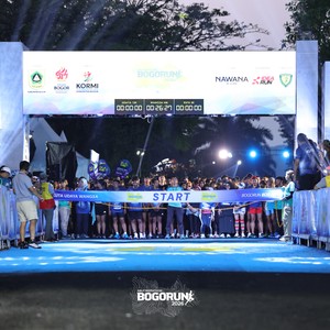 Race photo from BOGORUN 2026