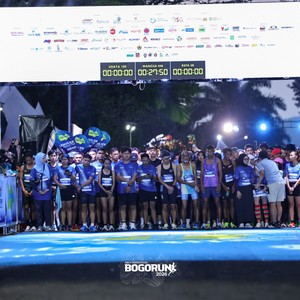 Race photo from BOGORUN 2026