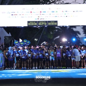 Race photo from BOGORUN 2026