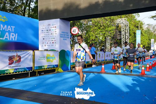 Race photo from Taman Budaya x BOGORUN 2025