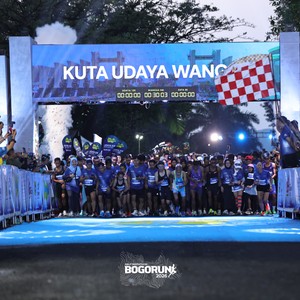 Race photo from BOGORUN 2026