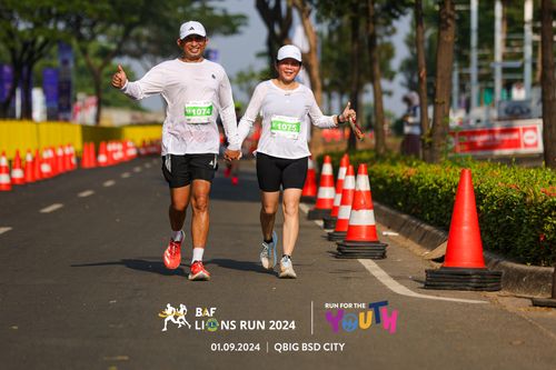 Race photo from BAF LIONS RUN 2024