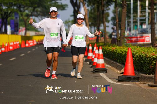 Race photo from BAF LIONS RUN 2024