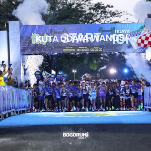 Race photo from BOGORUN 2026