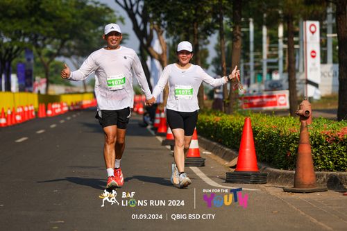 Race photo from BAF LIONS RUN 2024