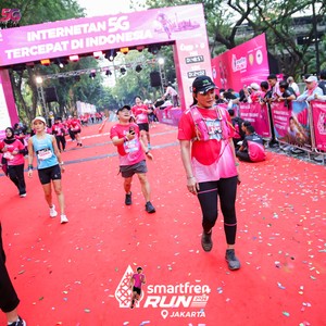 Race photo from SMARTFREN RUN 2026