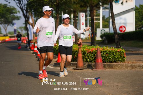 Race photo from BAF LIONS RUN 2024