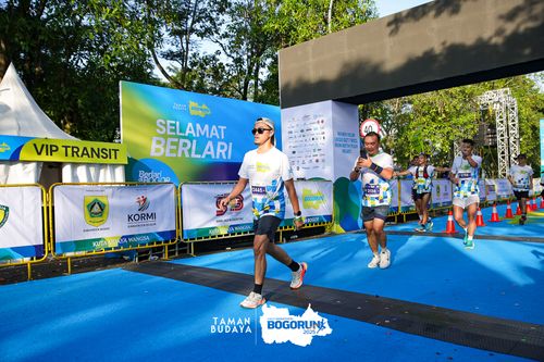 Race photo from Taman Budaya x BOGORUN 2025