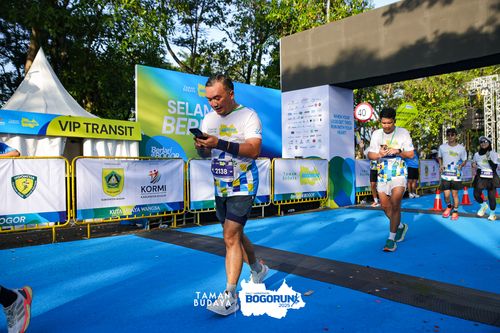 Race photo from Taman Budaya x BOGORUN 2025