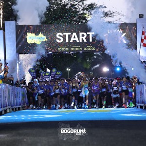 Race photo from BOGORUN 2026